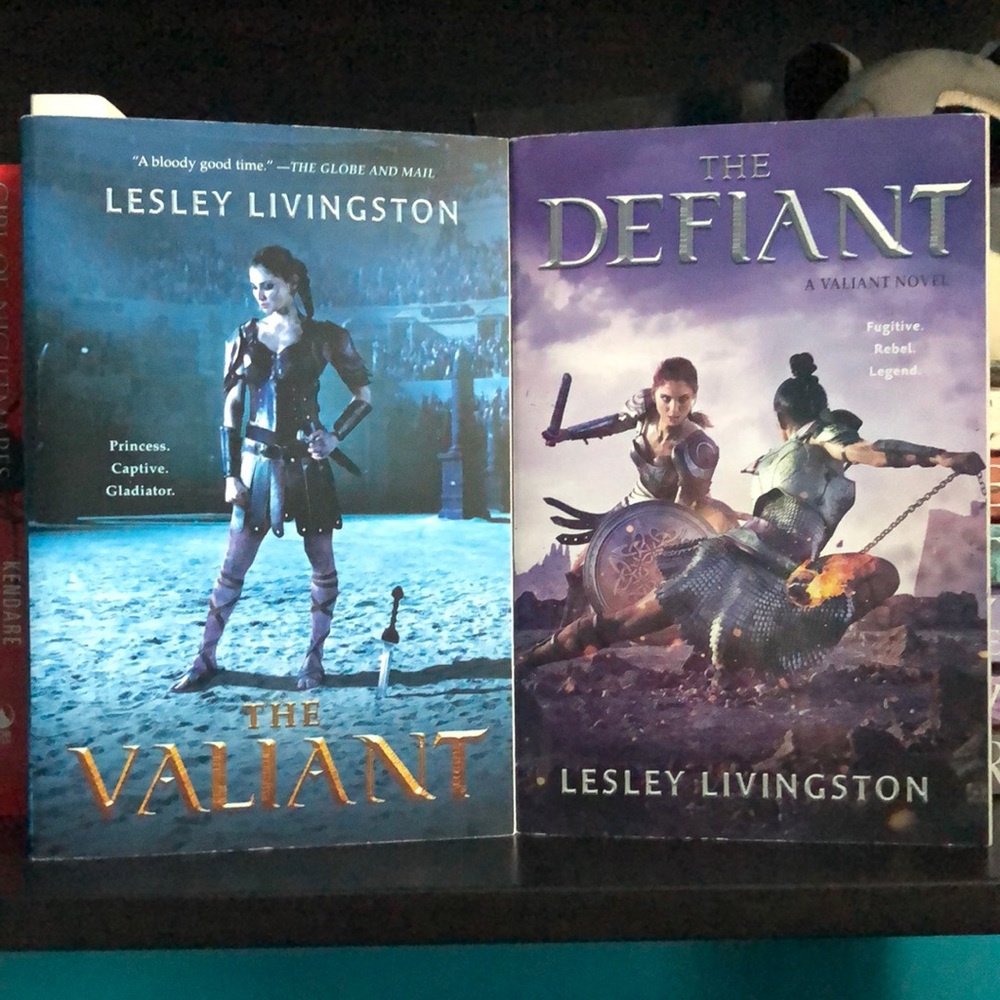 PB “The Valiant” book 1 & 2 by Lesley Livingston